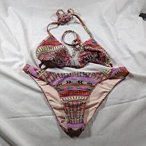 Mara Hoffman Multicolor Tribal Bikini